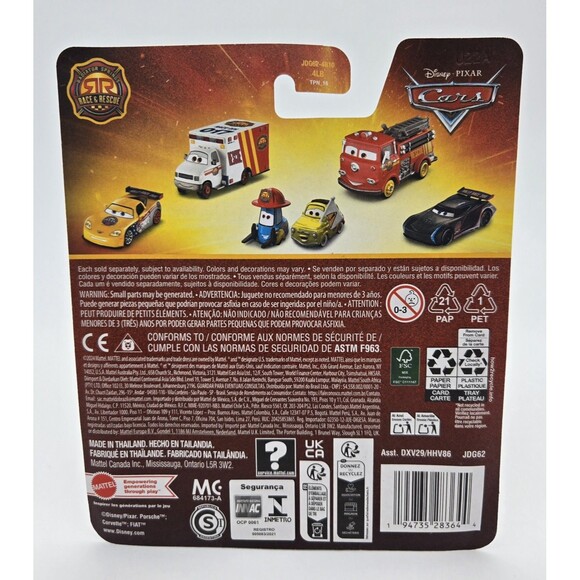 2025 Disney Pixar Cars Race & Rescue Sally Porsche Diecast Car New - Picture 8 of 8